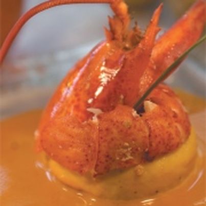 Homard et mousseline de Saint-Jacques, Sauce Ravioline