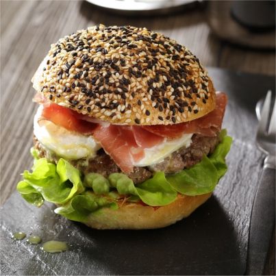 Hot burger au Tabasco® vert