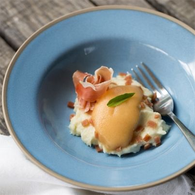 Jambon Consorcio Serrano, Purée De Panais Et Pomme Songe De Nuit