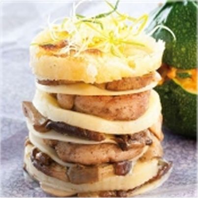 Lasagnes de ris de veau au cantal vieux