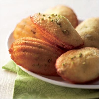 Madeleines à la pistache