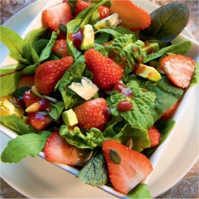 Méli-mélo fraîcheur et ses fraises Gariguette