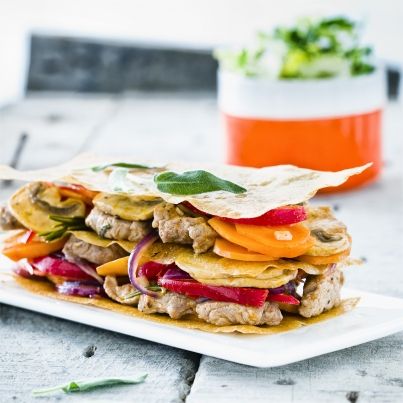 Mille-feuille d'agneau