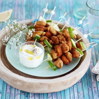 Mini-Brochettes de Moules Croustillantes