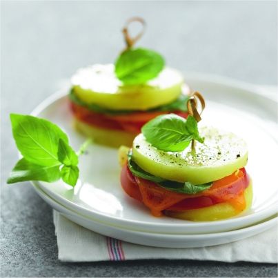 Mini-burgers de pommes de terre tomate et cheddar