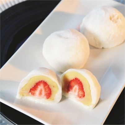 Mochi aux Fraises de France