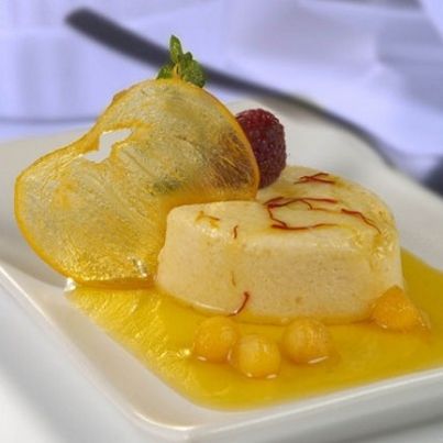 Mousse de Persimon au safran
