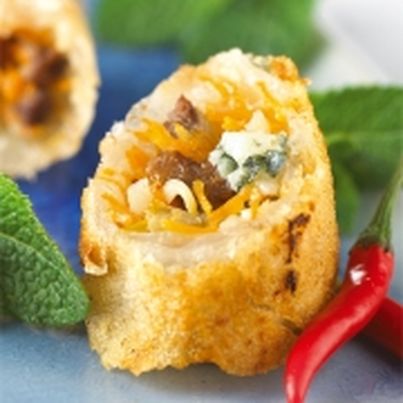 Nems de bœuf au Roquefort
