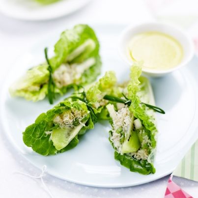 Nems de Crabe au Kiwi et Pomme Verte