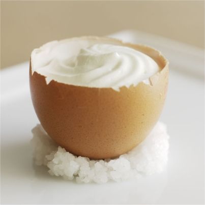 Oeuf cocotte à la crème de raifort