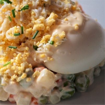 Œufs Mayonnaise Mimosa
