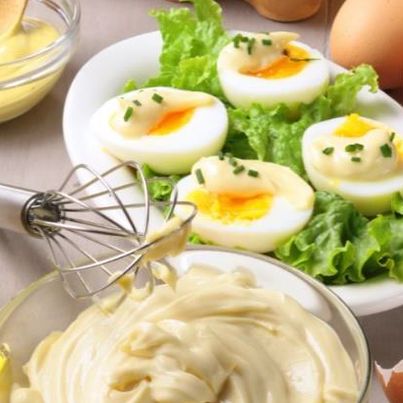 Œufs mayonnaise (ou Œufs Durs à la Sauce Mayonnaise)