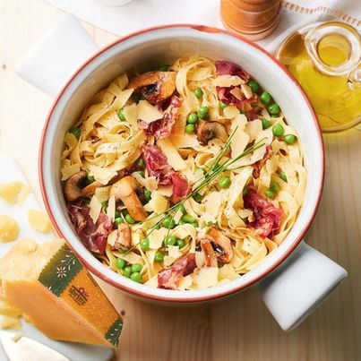 One Pot Pasta façon Carbonara au Sbrinz AOP