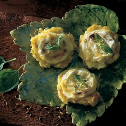 Paillassons de pommes de terre aux Cabécous du Périgord