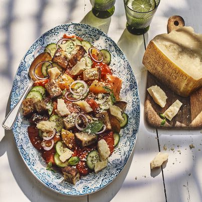 Panzanella au Parmigiano Reggiano