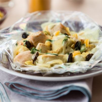 Papillote de volaille aux senteurs de tajine et Savora