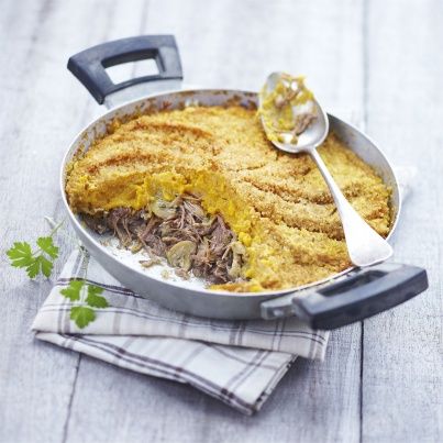 Parmentier de Canard aux Champignons et Patates Douces
