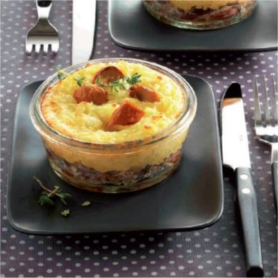 Parmentier de Ratte du Touquet au canard confit