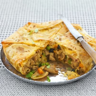 Pastilla de fraise de veau à la marocaine