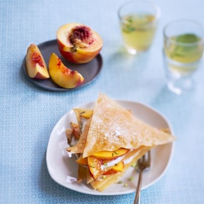 Pastilla aux Nectarines jaunes de nos Régions et aux pistaches