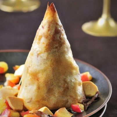 Pastilla de Noël, Dinde et Foie Gras
