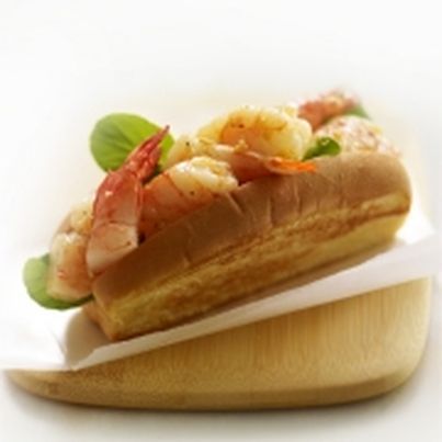 Petits pains aux crevettes vanille-beurre