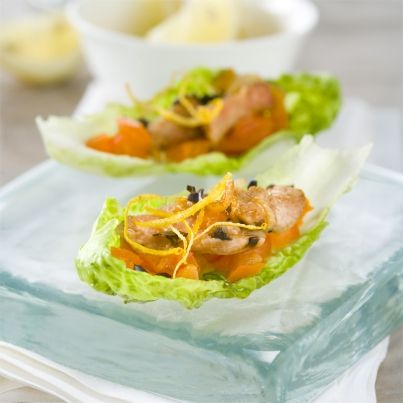 Poêlée d'agneau aux dés de tomates et zestes de citrons