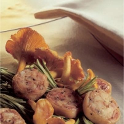 Poêlée d'andouillettes aux girolles
