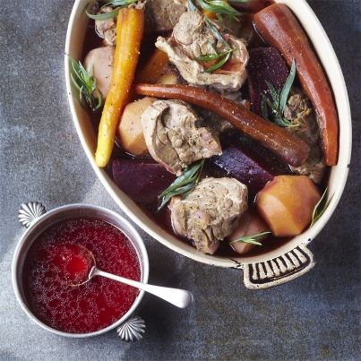 Pot-au-feu d'agneau bio aux légumes oubliés