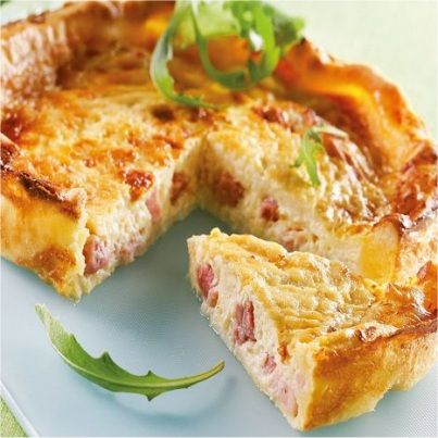 Quiche Lorraine au lait en poudre