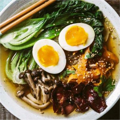 Ramen aux Légumes et au Canard