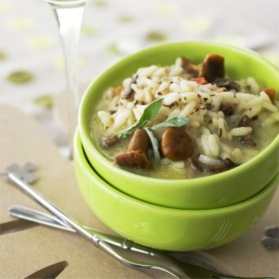 Risotto à l'Appenzeller et aux champignons
