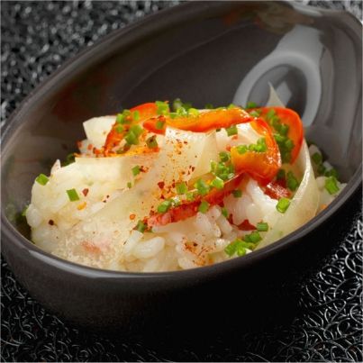 Risotto crémeux aux copeaux d'Ossau-Iraty