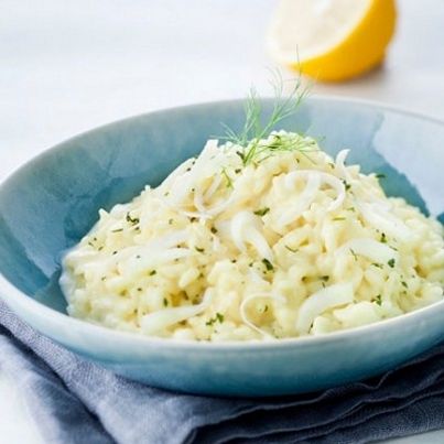 Risotto au fenouil, saveurs de Coriandre et Citron