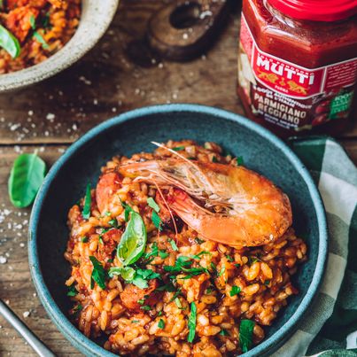 Risotto aux Gambas et Chorizo