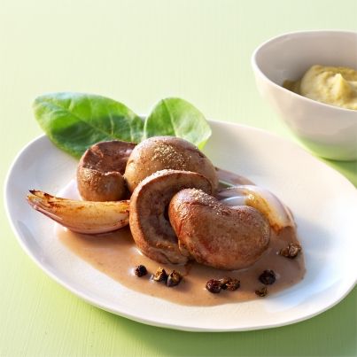 Rognons d'agneau à la crème de cassis et aux baies de genièvre