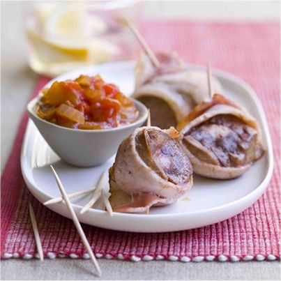 Bouchées de rognons de génisse au bacon et ketchup maison