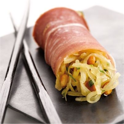 Roulé de choucroute aux agrumes