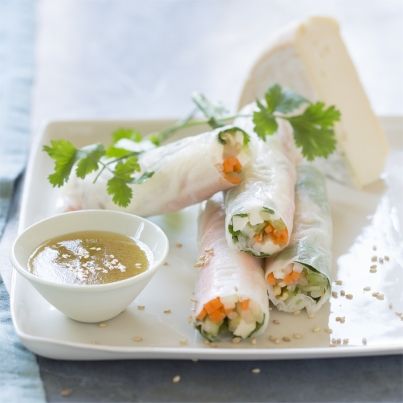 Rouleaux de Printemps au Reblochon