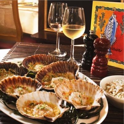 Noix de Saint-Jacques d'Erquy rôties en coquilles