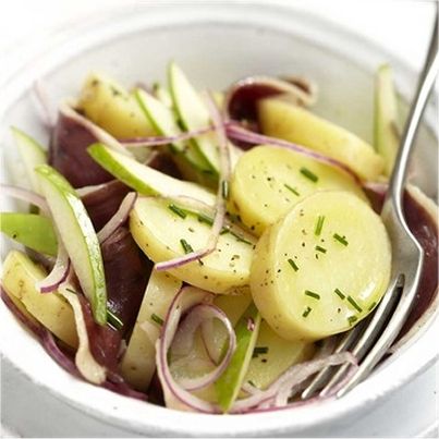 Salade de Princesse Amandine® et magret aux pommes granny