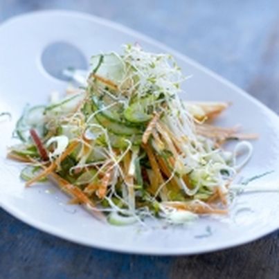Salade de concombre à l'asiatique