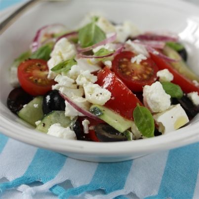 Salade Grecque à la Bûchette Affinée