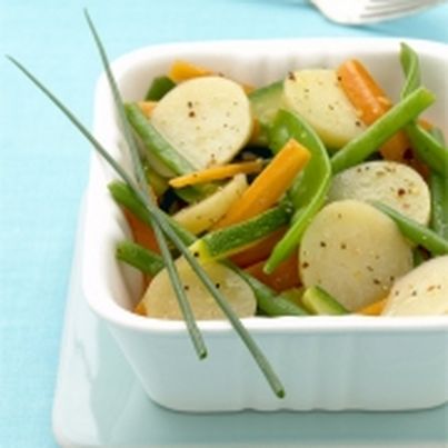 Salade minute de légumes croquants au balsamique et citron