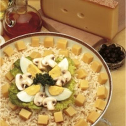 Salade de riz au Comté