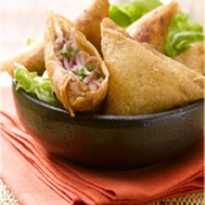 Samoussas au râpé de jambon
