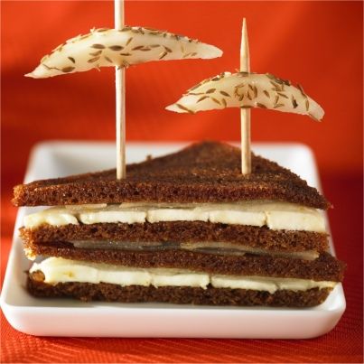 Club-Sandwich 3P : Picodon, Poire et Pain d'épices