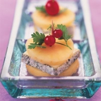 Sandwich de Valençay aux pommes