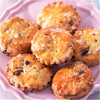 Scones aux pépites de chocolat
