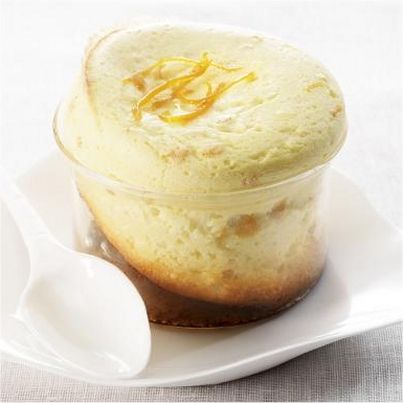 Soufflé orange et fromage blanc